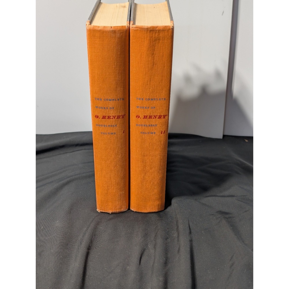 The Complete Works Of O. Henry 2 Vol Set Upside Down Error Hardcover Book